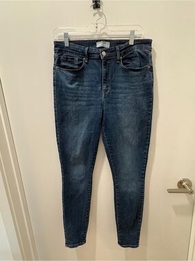 Levi’s Denizen Dark Blue Women's High Waisted Skinny Jeans
